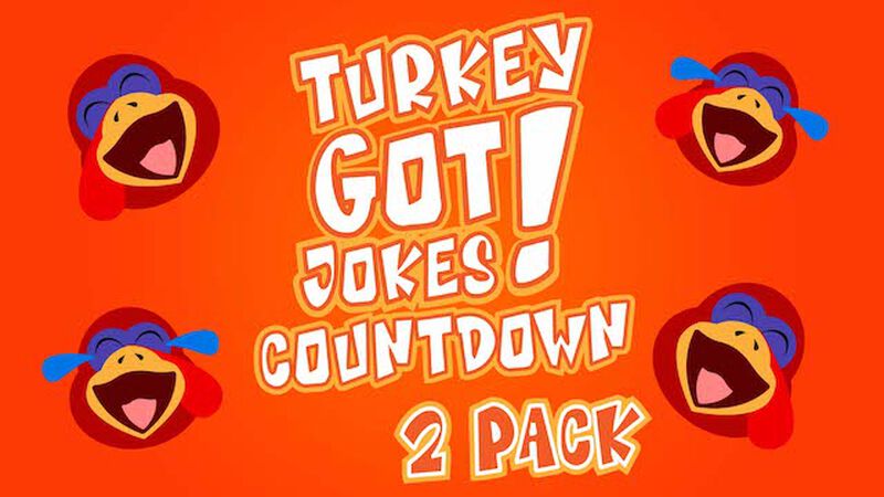 Turkey Got Jokes Countdown Video (2 Pack)